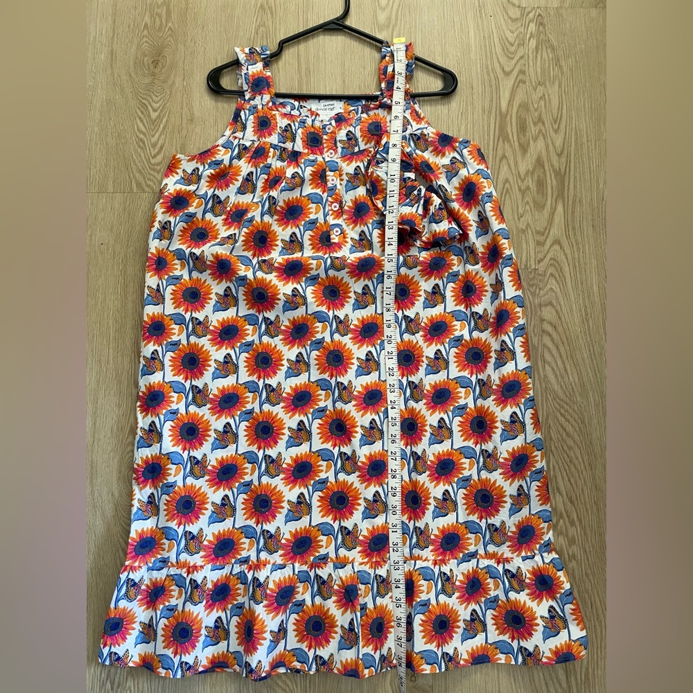 Summer Birthday Dress Denise Rae Sunflower Floral XS NWT Poplin - Picture 11 of 16
